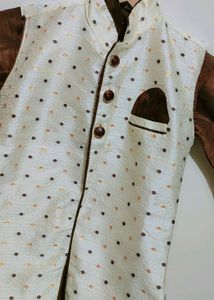 Bajirao Style Kurta &amp; Chudidar Pyjami Or Waistcost