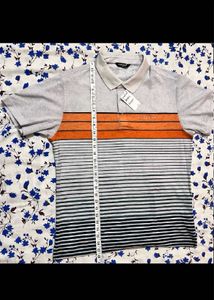 Striped Polo T-Shirt