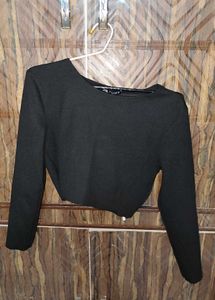 Zara Full Sleeve Crop Top