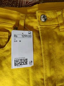 HM Yellow Wide Leg Trousers