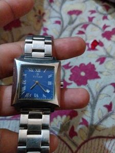 Titan Analog Watch - Blue Face