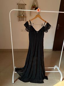 OFF SHOULDER  BLACK MAXI DRESS