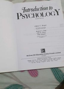 Introduction To Psychology Latest Edition