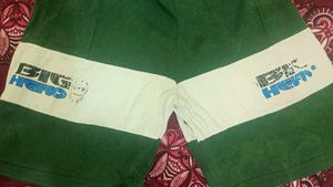 Used Combo: Yellow T-shirt &amp; Printed Green Shorts
