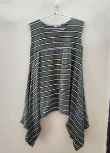 Military Flared Long Top