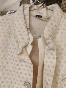 Elegant Cream Ethnic Set