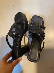 Y2k Date 💕Westside Studded Platform Heels