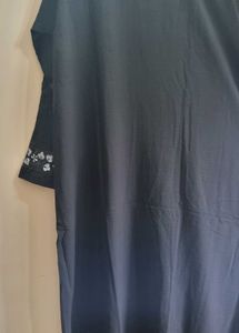 Balck Embroidery Daily Wear Abhaya/Bhurqa