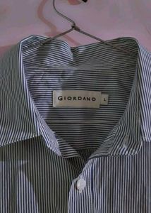 BRAND NEW Blue Striped Button-Down Shirt
