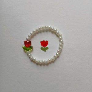 Pearl Tulip Bracelet (Set Of 2)