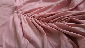 Ruched Front Peach Crop Top