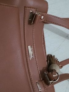Brown Leather Tote Bag