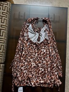Leopard Print Mini Dress