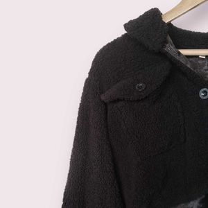 Warm Cropped Black Jacket