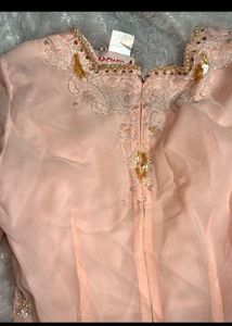 Pink Classic Embellished Dress❤️