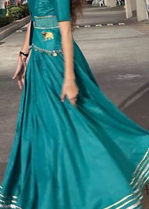 Green Lehenga Choli Set