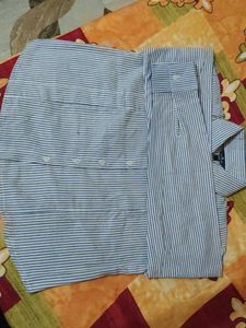 Striped Button-Down Shirt