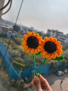 crochet flower for multipurpose