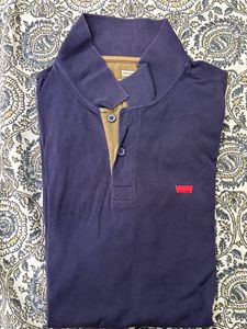 Levi&#39;s Navy Blue Polo Shirt