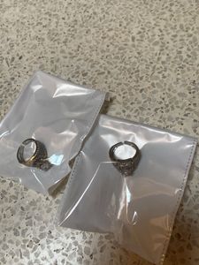 Sparkling Silver Rings