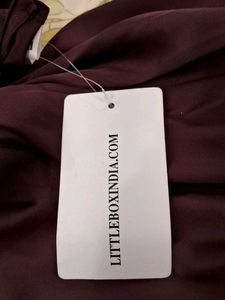 Burgundy Ruffle Midi Dress