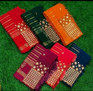 Singapore Chiffon Saree With Blouse
