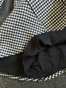 Women Houndstooth Fit &amp; Flare Dress