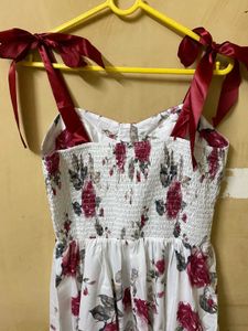 Sweetheart Neck Floral Maxi Dress