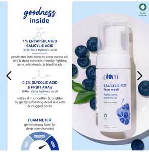 Plum Salicylic Acid Face Wash
