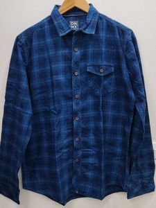 BRANDED Blue Woollen Shirt