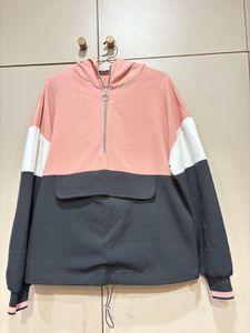 Color Block Hoodie Pullover