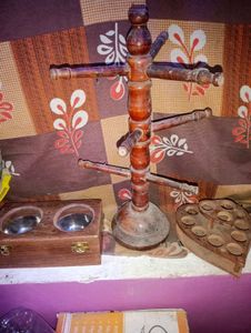 Wooden Jewelry, And Bangles Holder Lipstick Stand