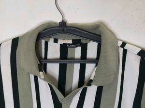 Striped Casual Polo Shirt