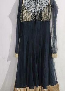 Bautiful Party Wear Black Frock