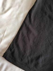 Black Wide Leg Pants with side slits