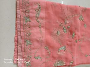 Elegant Embroidered Saree