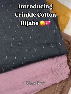 Crinkle Cotton Hijab