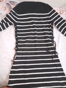 Striped Knit Dress