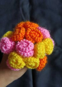 Crochet Flower Pot Mat
