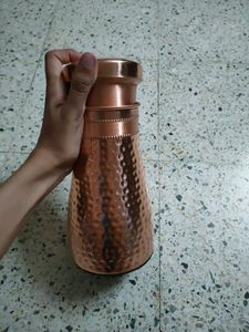Copper Hammered Bottle