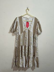 Floral Tiered Mini Dress