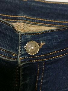Dark Blue Denim Jeans