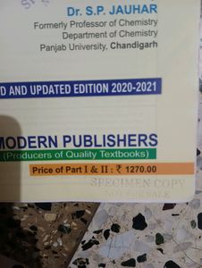 For Class 11 Chemistry Part 1 Reference Book, All New, Selling At Low Price Only