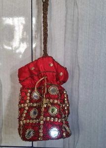 Red Potli Bag