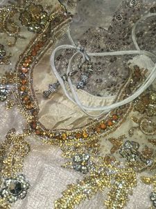 Gorgeous Gold Embroidered Anarkali Dress