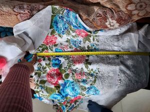 Beautiful PURE COTTON CHIKANKARI Kurti..