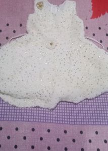 White Furry Frock
