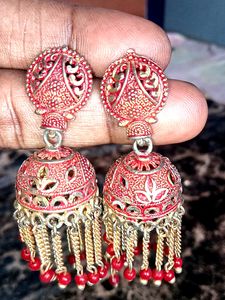 Red 🍒 Jhumka