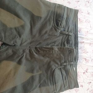 Olive Green Jeans