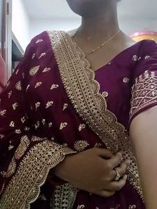 Elegant Embroidered Saree